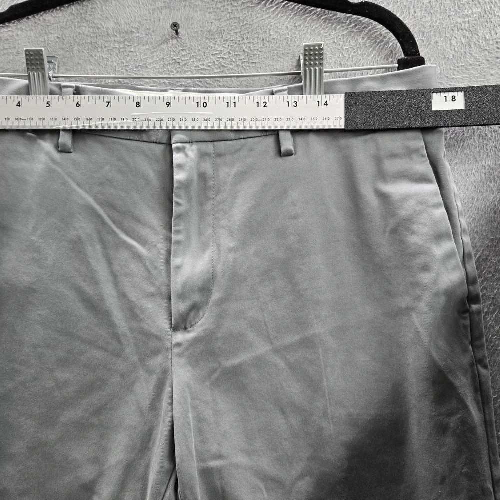 Banana Republic Men Pants 34X32 Gray Chino Twill Mason Athletic Tapered‎ Fit